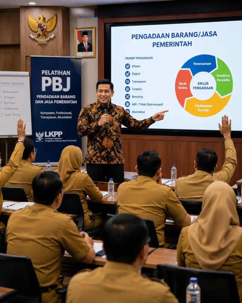 Pelatihan dan Uji Kompetensi PBJ bagi ASN dan PPK Investasi Strategis untuk Meningkatkan Profesionalisme Pengadaan Barang dan Jasa Pemerintah